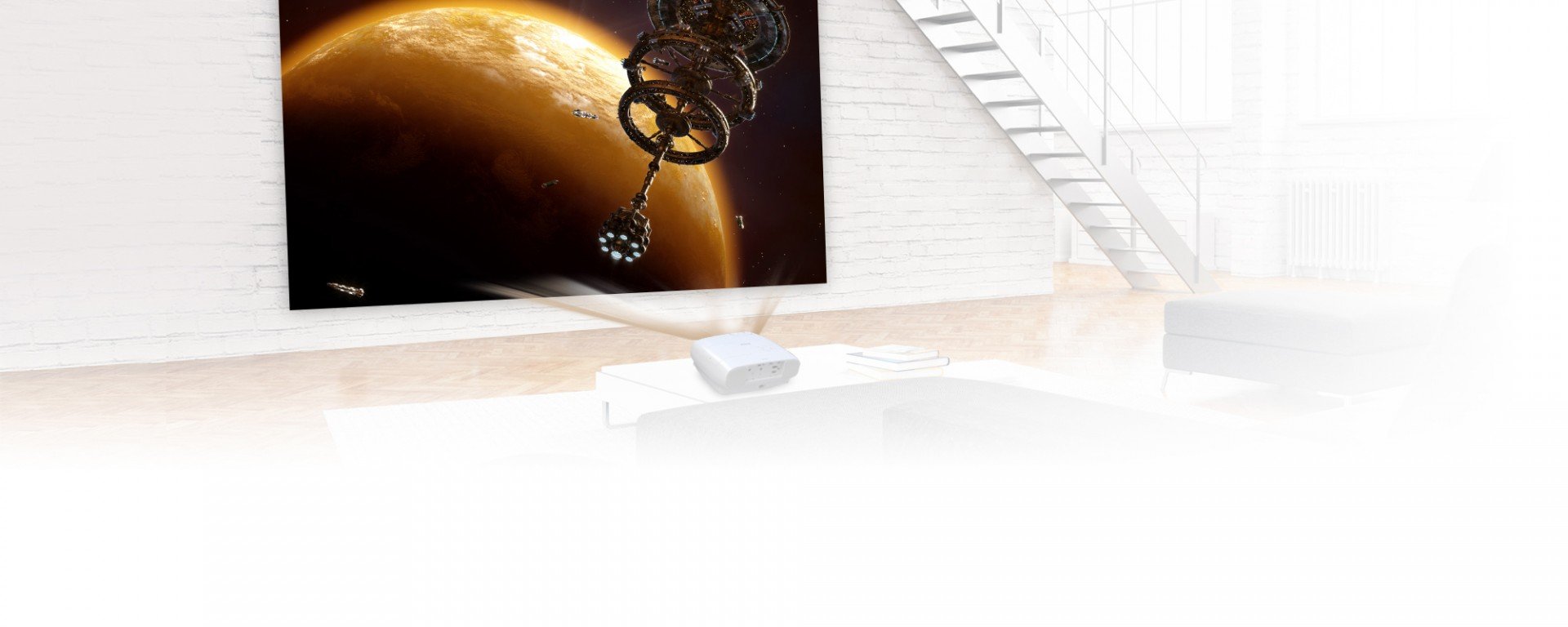EPSON EH-TW7100 Projecteur 4K PRO-UHD Home Cinema - 16:9 - 3000 lumens -100 000:1- 2x HDMI- Bluetooth - Garantie 2 ans