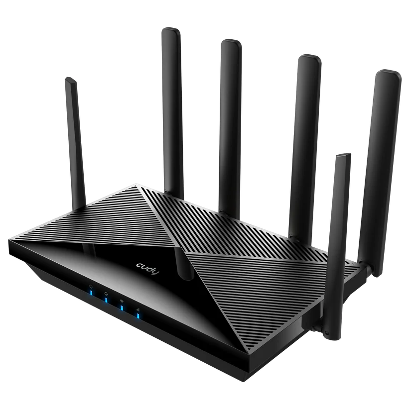 Cudy P5 routeur sans fil Gigabit Ethernet Bi-bande (2,4 GHz / 5 GHz) 5G Noir