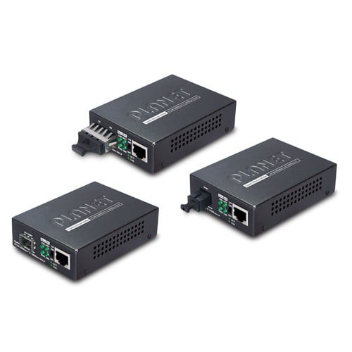PLANET GT-806A60 convertisseur de support réseau 2000 Mbit/s 1310 nm Noir