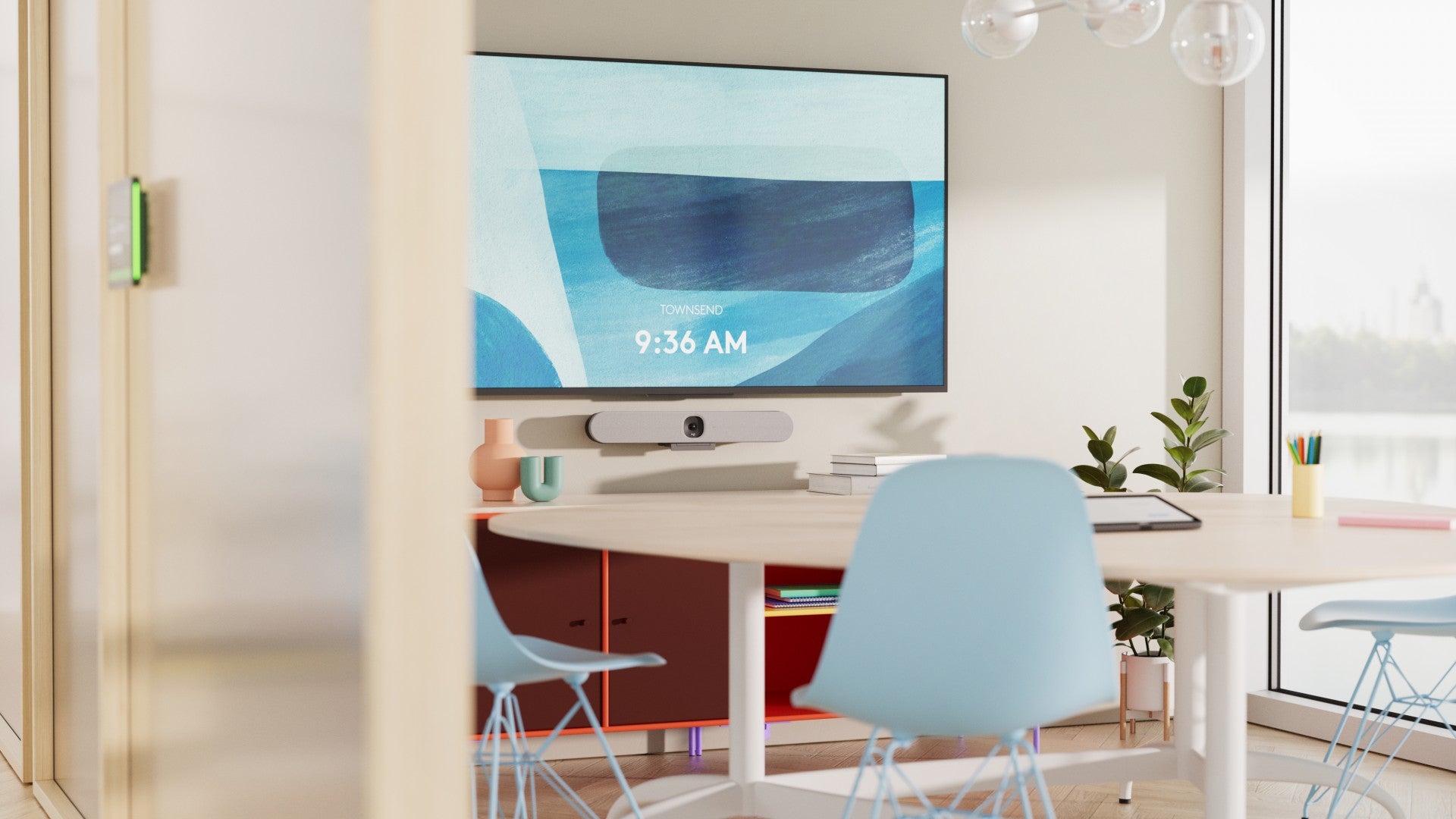 LOGITECH Video conferencing cover front off-white for Rally Bar Huddle