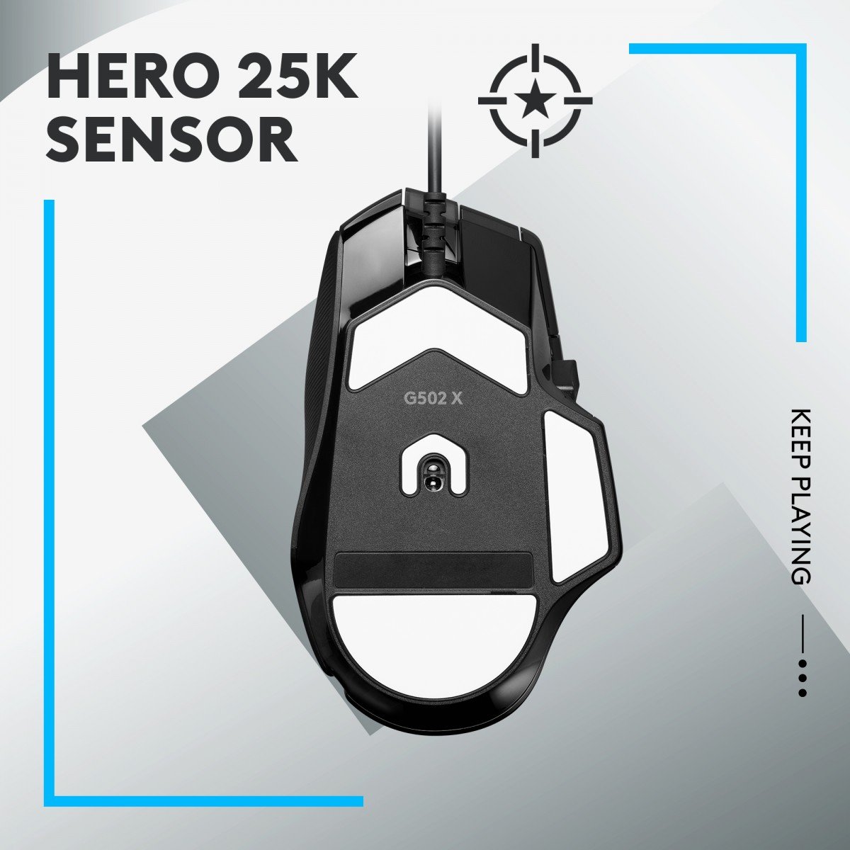 LOGITECH G502 X - BLACK - EER2