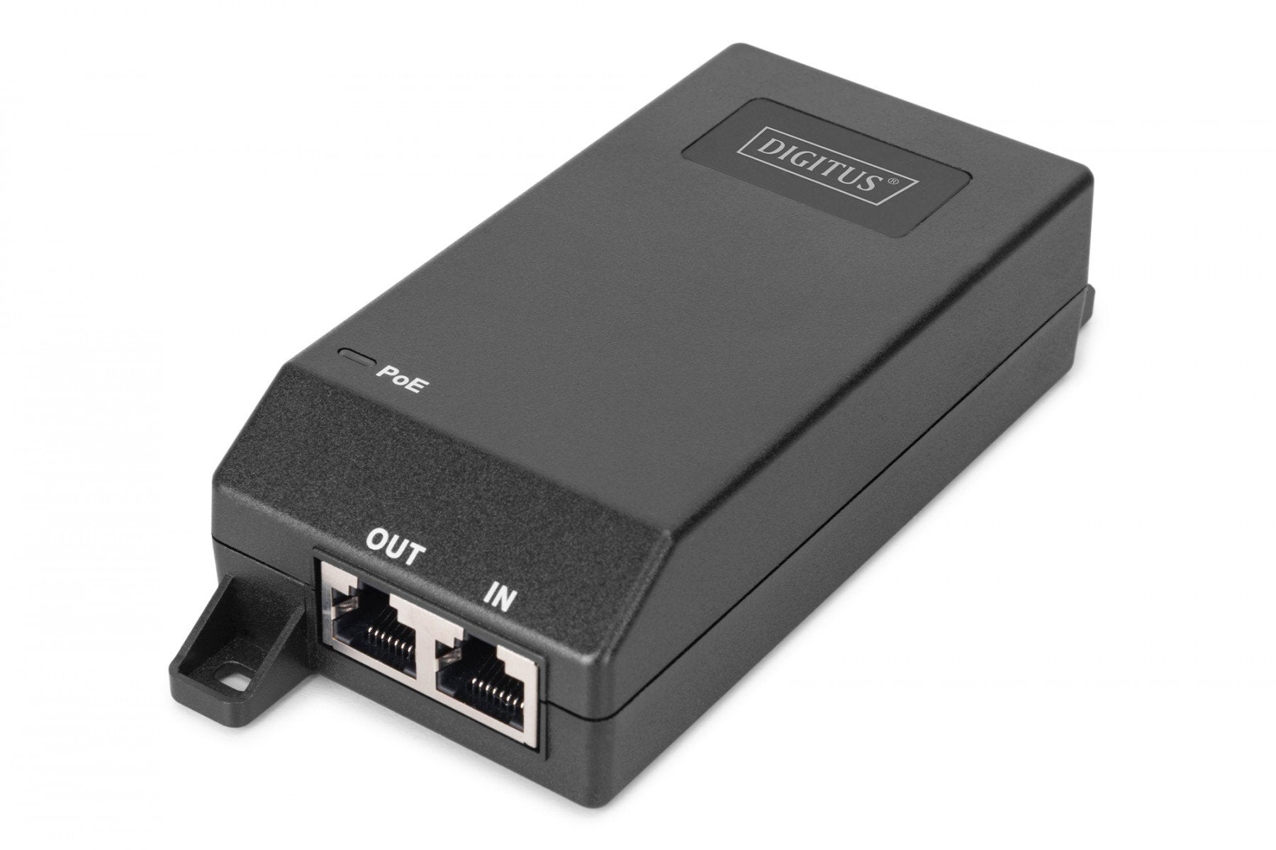 Alimentation/Adaptateur PoE+ 802.3at actif max. 55V 30W 10/100/1000Mbps, transmission jusqu'a 100m