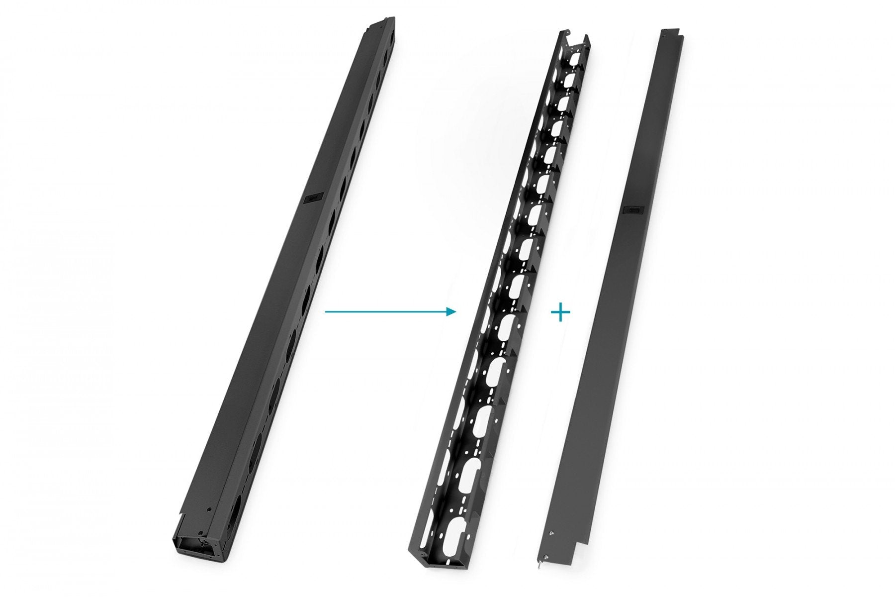 Digitus DN-19 ORG-42U-B accessoire de racks Panneau de gestion de câbles