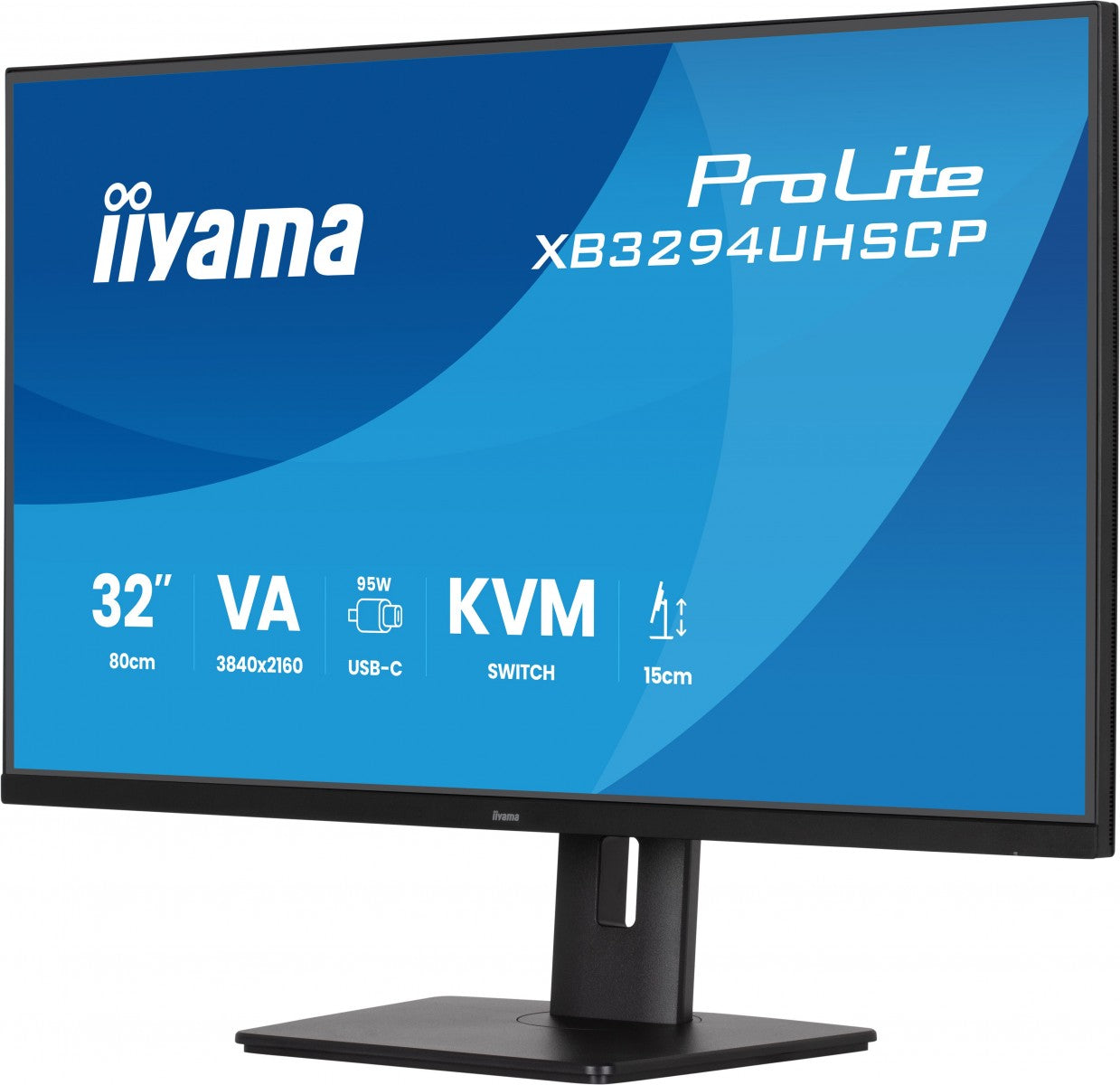 iiyama XB3294UHSCP-B1 32" VA LCD USB-C D