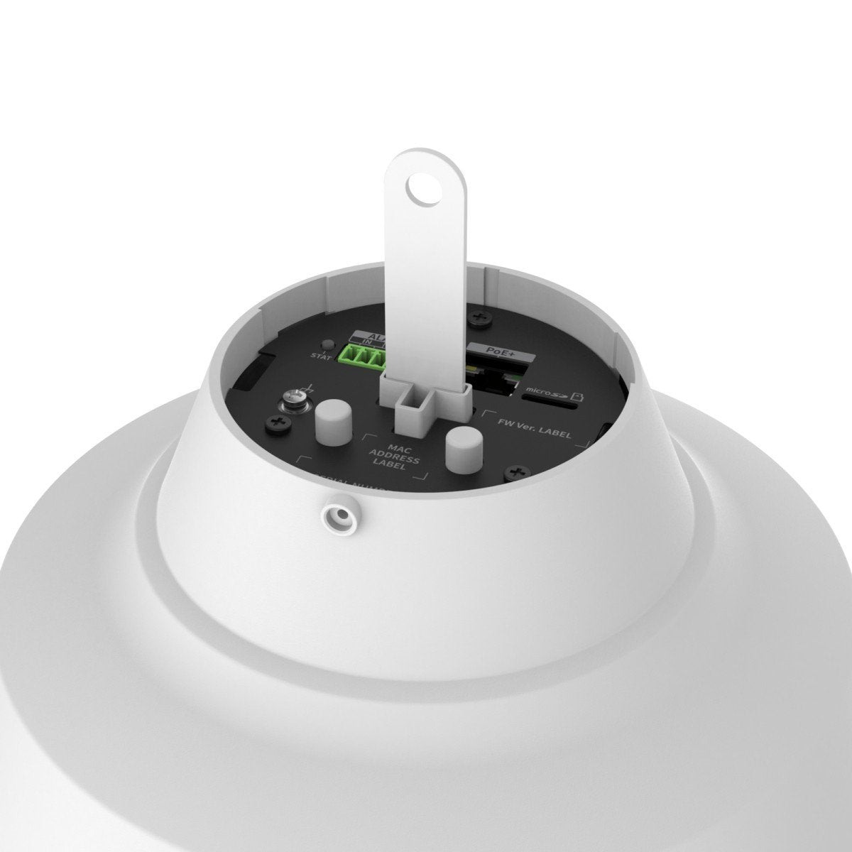Hanwha SPA-P100W haut-parleur 2-voies Blanc