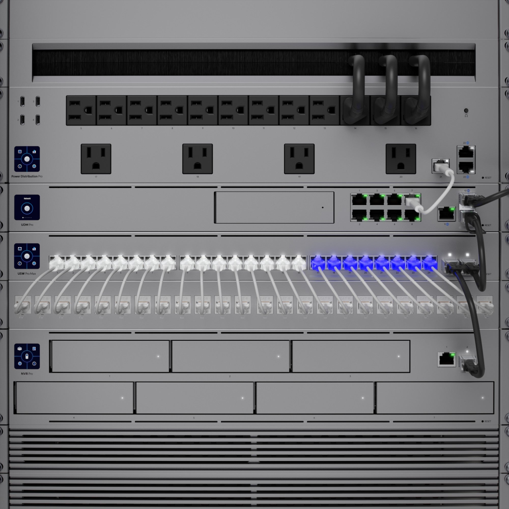 UniFi patch cable with translucent boote