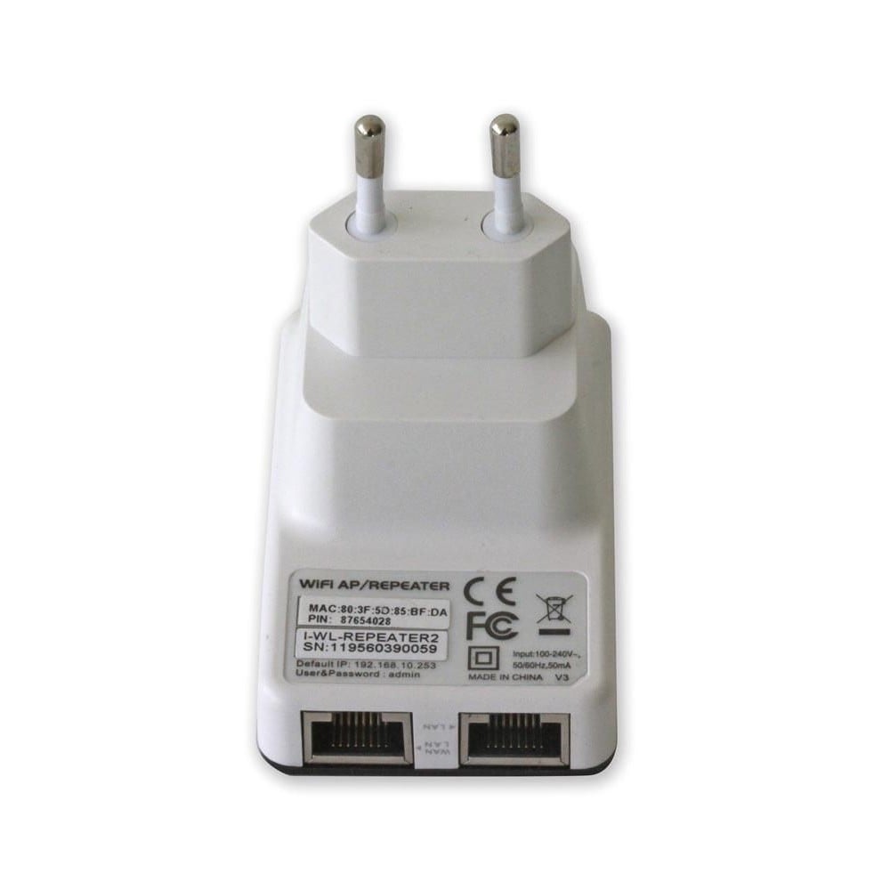 Techly I-WL-REPEATER2 Répéteur/Routeur N300 a brancher