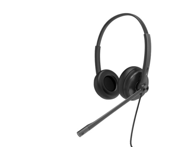 Yealink YHS34 DUAL écouteur/casque Avec fil Arceau Bureau/Centre d'appels Noir