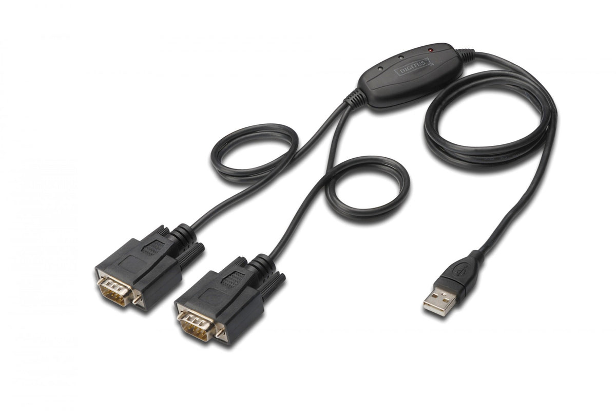 Digitus DA-70158 câble Série Noir 1,5 m USB Type-A DB-9