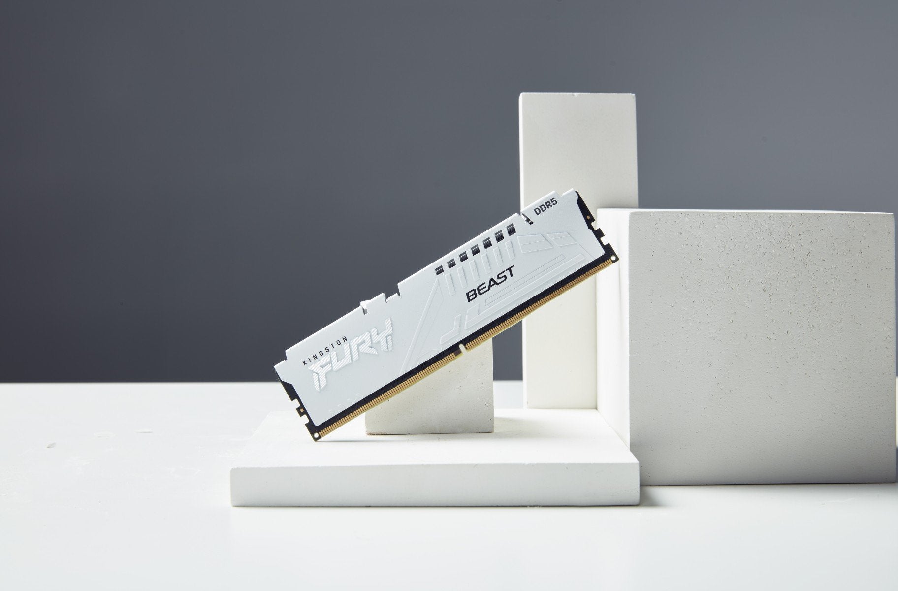 KINGSTON FURY Beast 16Go DIMM DDR5 5200MT/s DDR5 CL40 White XMP