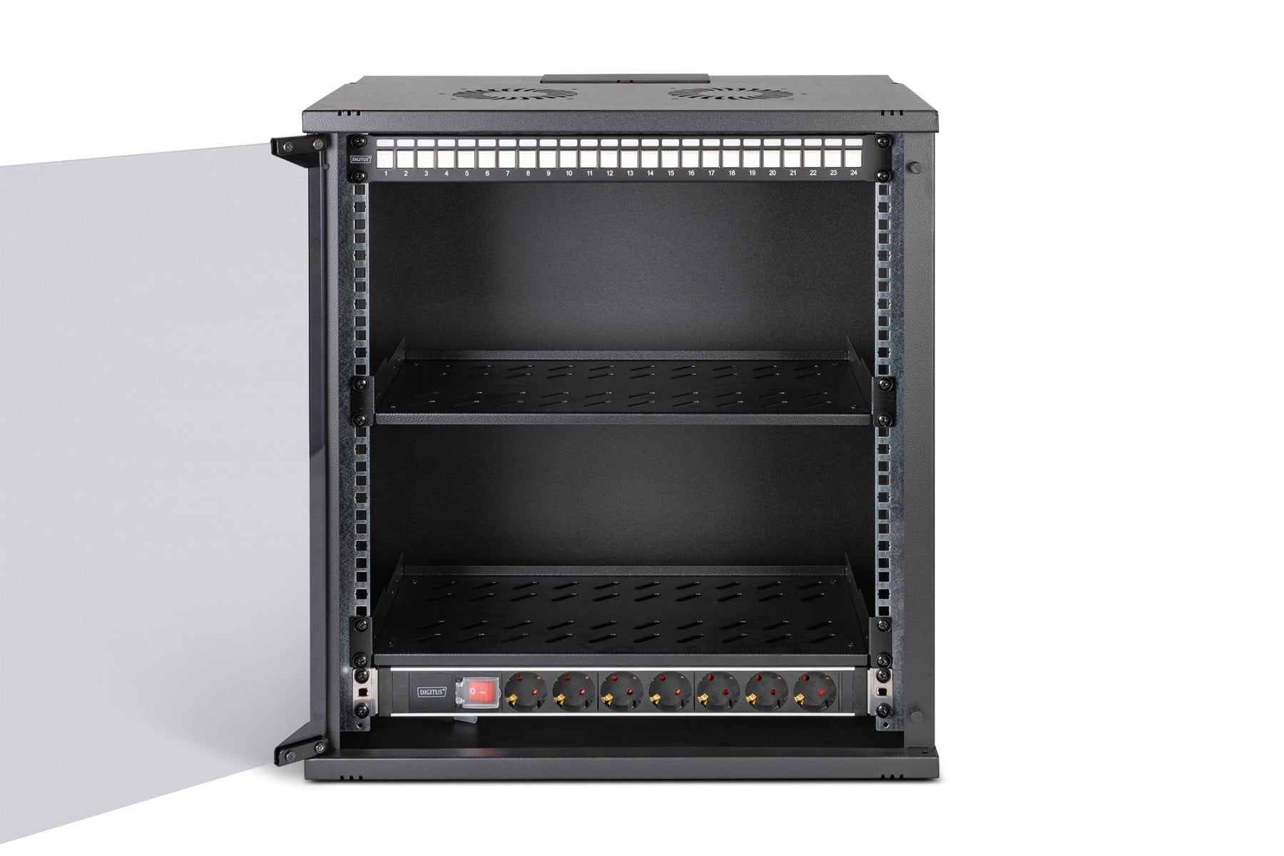 "Digitus DN-49207-SET Ensemble réseau SOHO Pro, 483 mm (19"") - 12U, 540 x 400 mm (l x p)"