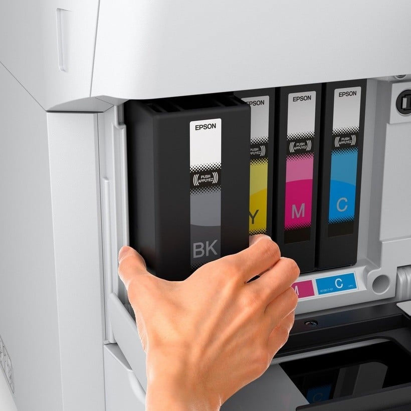 EPSON WorkForce Pro EM-C7100DWF MFP colour inkjet A3 297x420mm A3 22ppm Copy 25ppm Print 335sheets LAN Wi-Fi USB