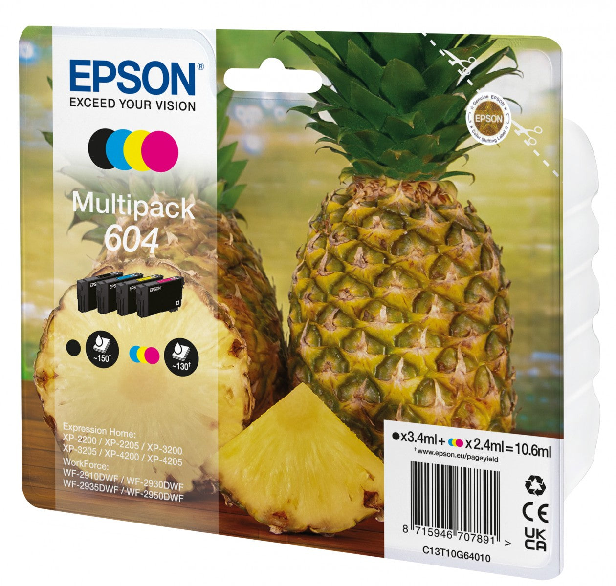 EPSON 1LB Multipack 4colours 604 Ink w/s