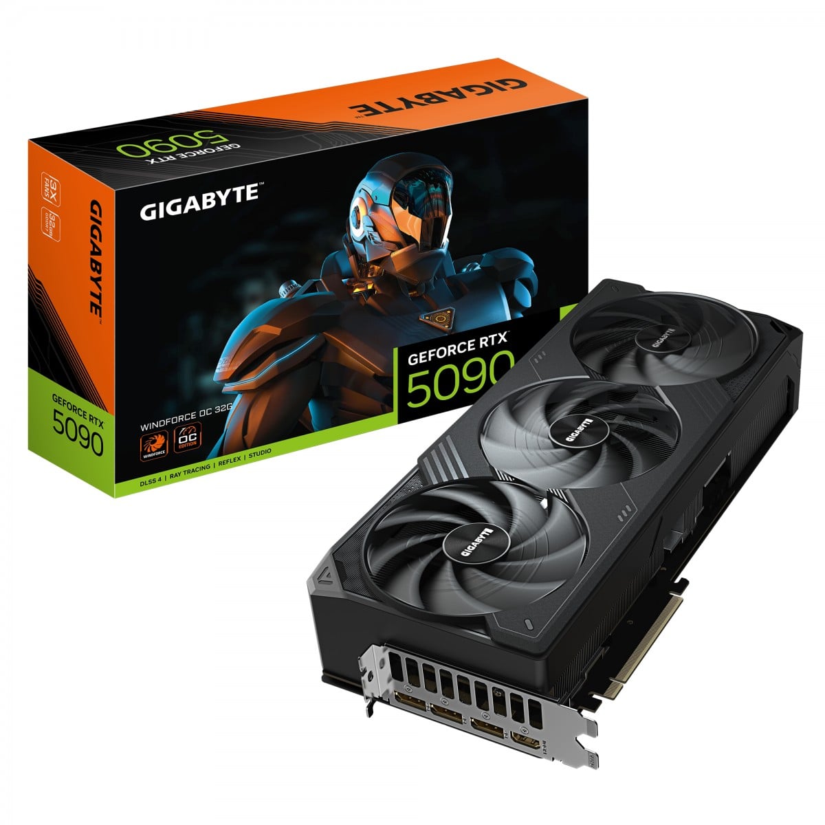 GIGABYTE GeForce RTX 5090 WINDFORCE OC 32G NVIDIA 32 Go GDDR7