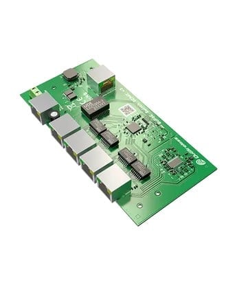 QuPoE Switch SCA6E PoE switch for: RUT240/950/955 and up to 4x CCTV 802.3af/at