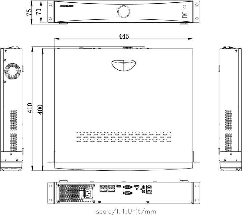 Hikvision DS-7732NXI-K4(D) NVR 4K AcuSense K Series 32 canaux 1.5U