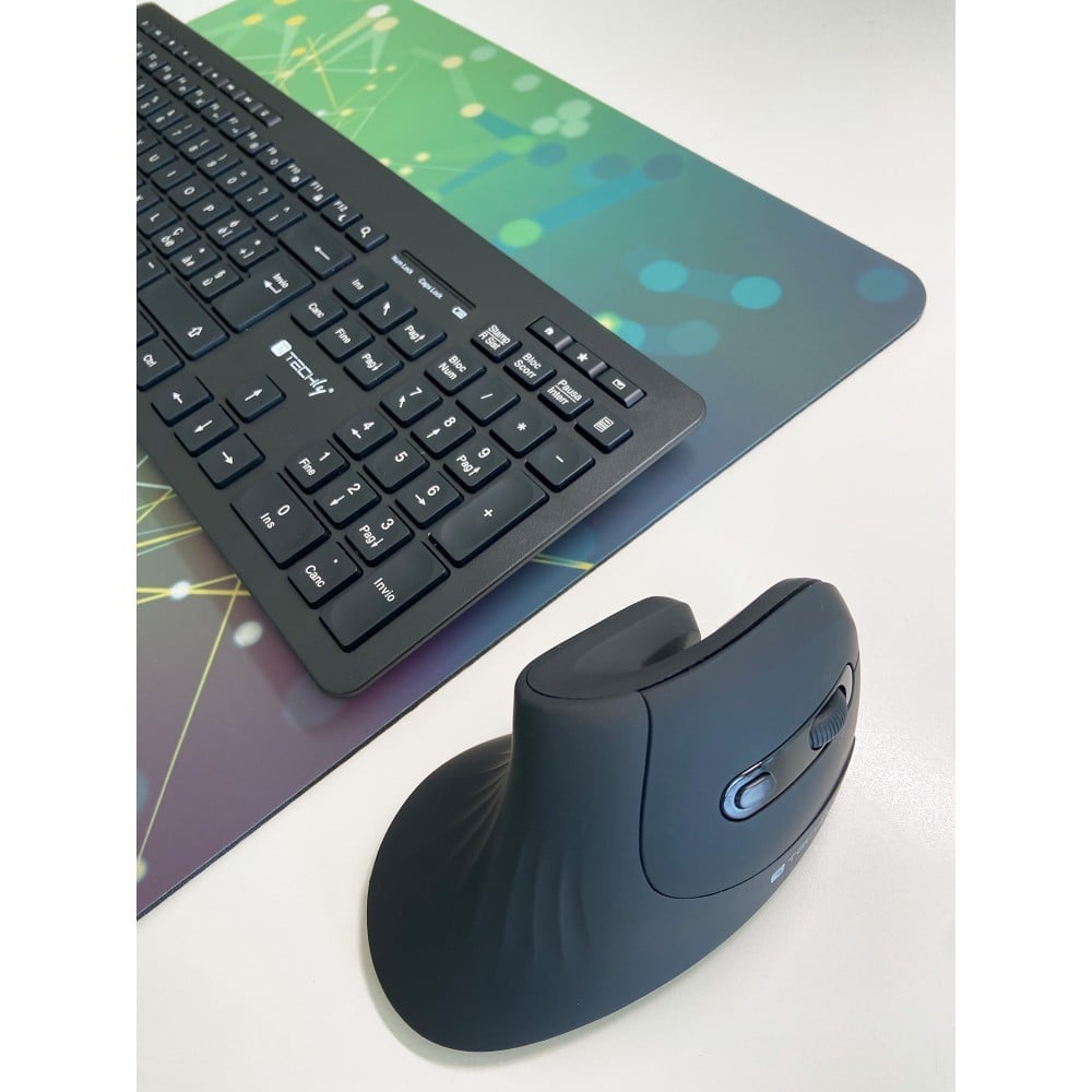 Clavier sans fil Techly ICTWC006-US RF 2.4GHz USB Chocolat