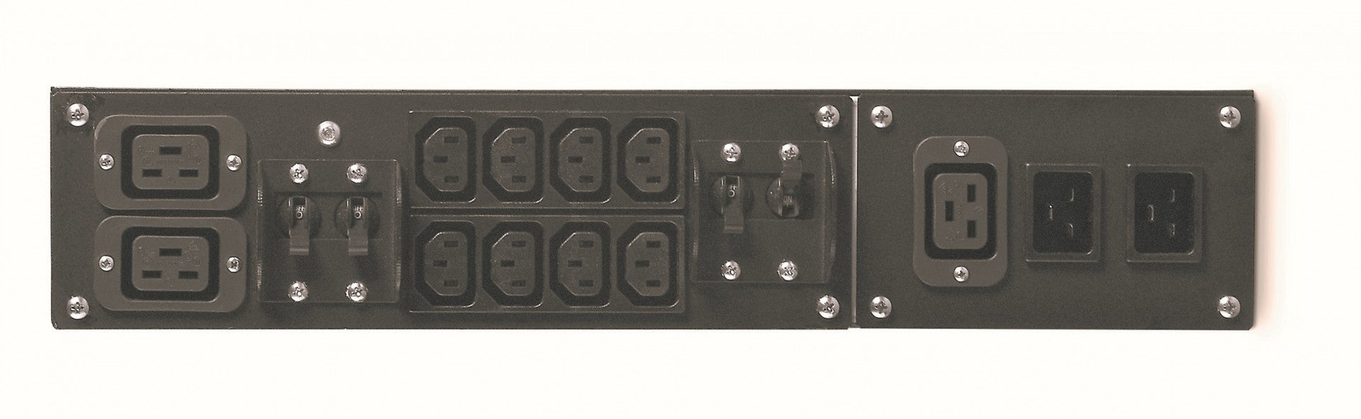 APC Service Bypass Panel Bypass switch rack-mountable AC 230V output connectors 10 2U 19 Black