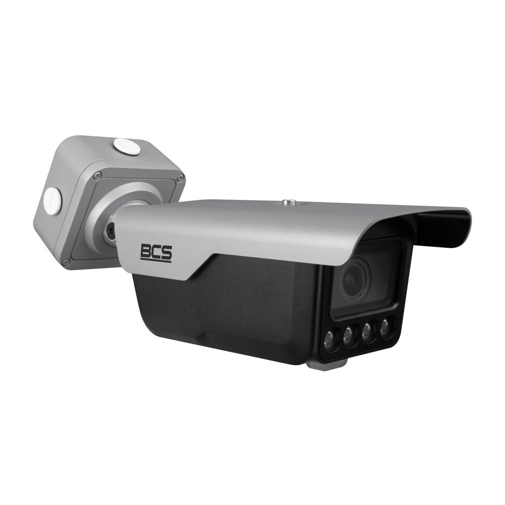 Caméra IP tubulaire BCS BCS-L-TIP74VSR6-ITC-Ai3 4MP avec reconnaissance de plaques d'immatriculation et IR 60m