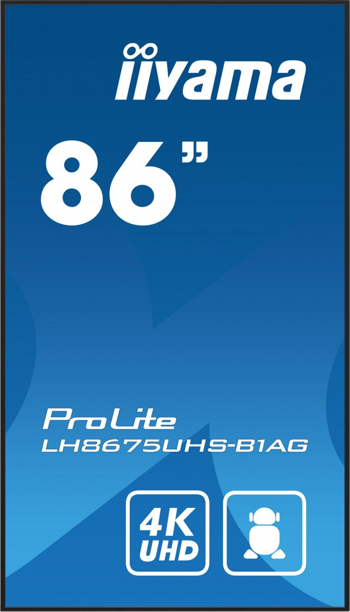 IIYAMA- Afficheur professionnel 86" LH8675UHS-B1AG
