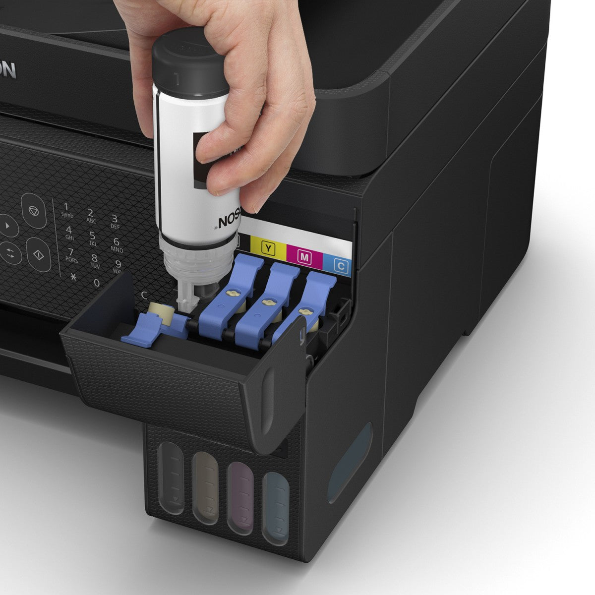 EPSON EcoTank ET-4800 MFP colour inkjet refillable A4 10ppm Print 100sheets USB LAN Wi-Fi Black