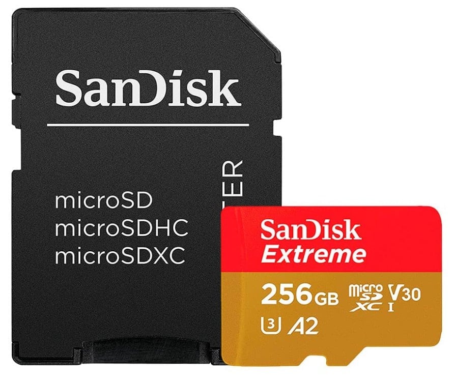 Ext PLUS microSDXC 256GB+SD 200MB/s