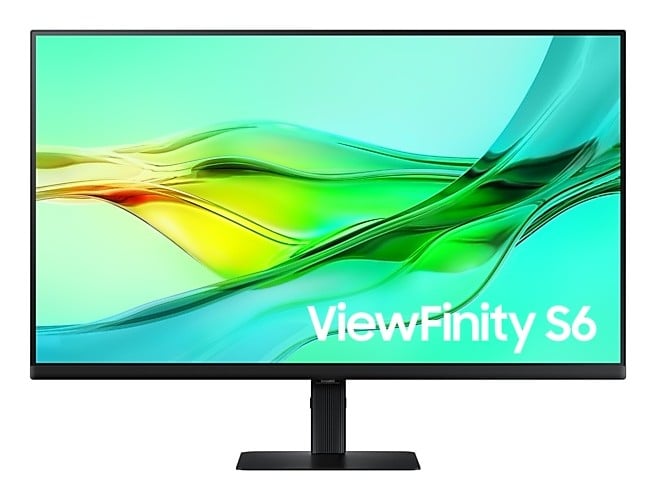 SAMSUNG ViewFinity S6 S32D604UAU - Ecran 32'' - 2560 x 1440 QHD @100 Hz - IPS - 350 cd/m²- 1000:1 - HDR10 - 5 ms - HDMI, 2xDP, USB-C