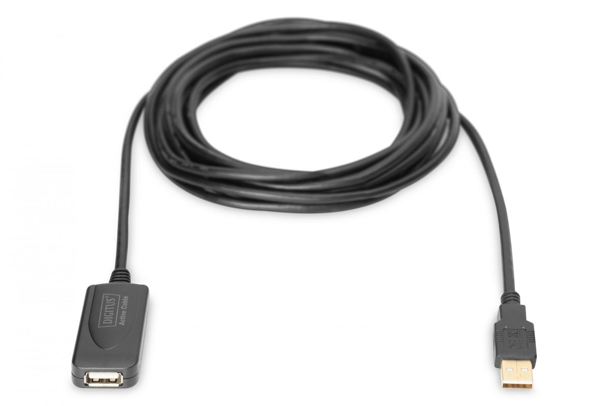 Digitus DA-70130-4 câble USB 5 m USB A 0,48 Gbit/s Noir