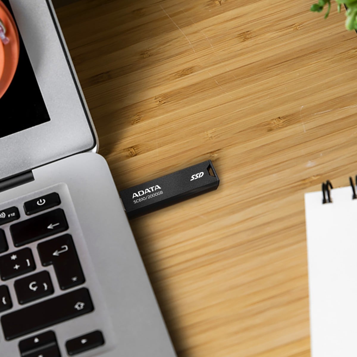ADATA SC610 2 To USB Type-A 3.2 Gen 2 (3.1 Gen 2) Noir
