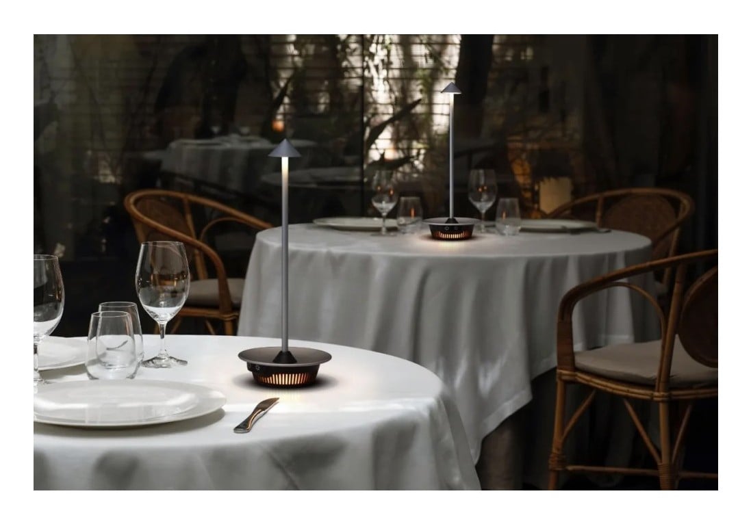 Techly I-LAMP-TABLE3 Lampe LED sans fil avec base tactile dimmable RGB