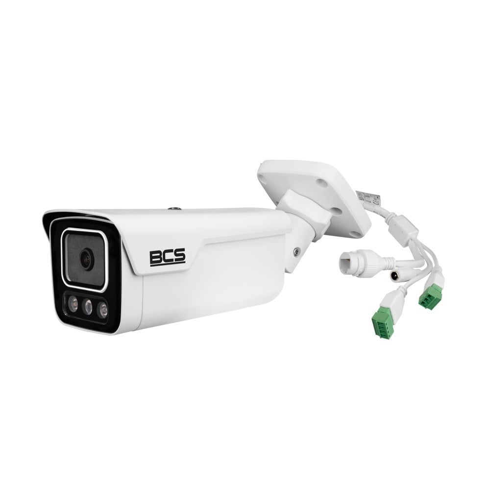 BCS BCS-P-TIP25FSR4L4-Ai2(2) Caméra tubulaire IP 5MP avec technologie NightColor et boîtier IP67
