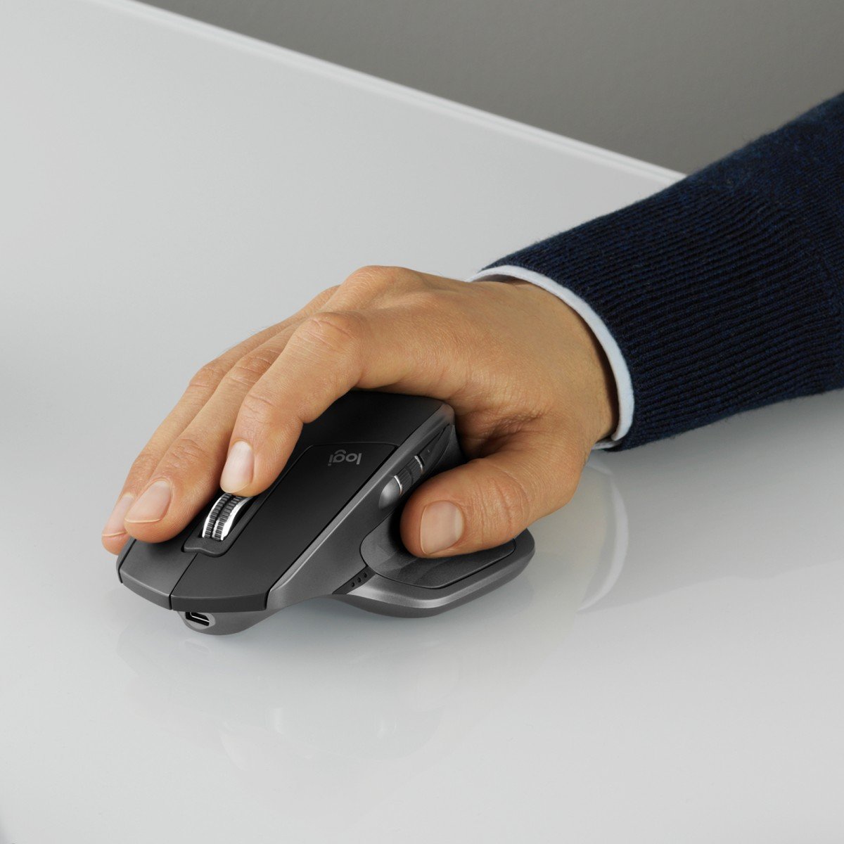 Logitech MX Master 2S Wireless Mouse souris Bureau Droitier RF sans fil + Bluetooth Laser 1000 DPI