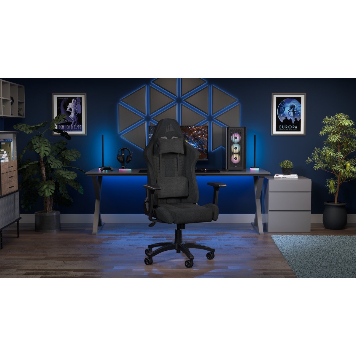Chaise de jeu Corsair TC100 Noir