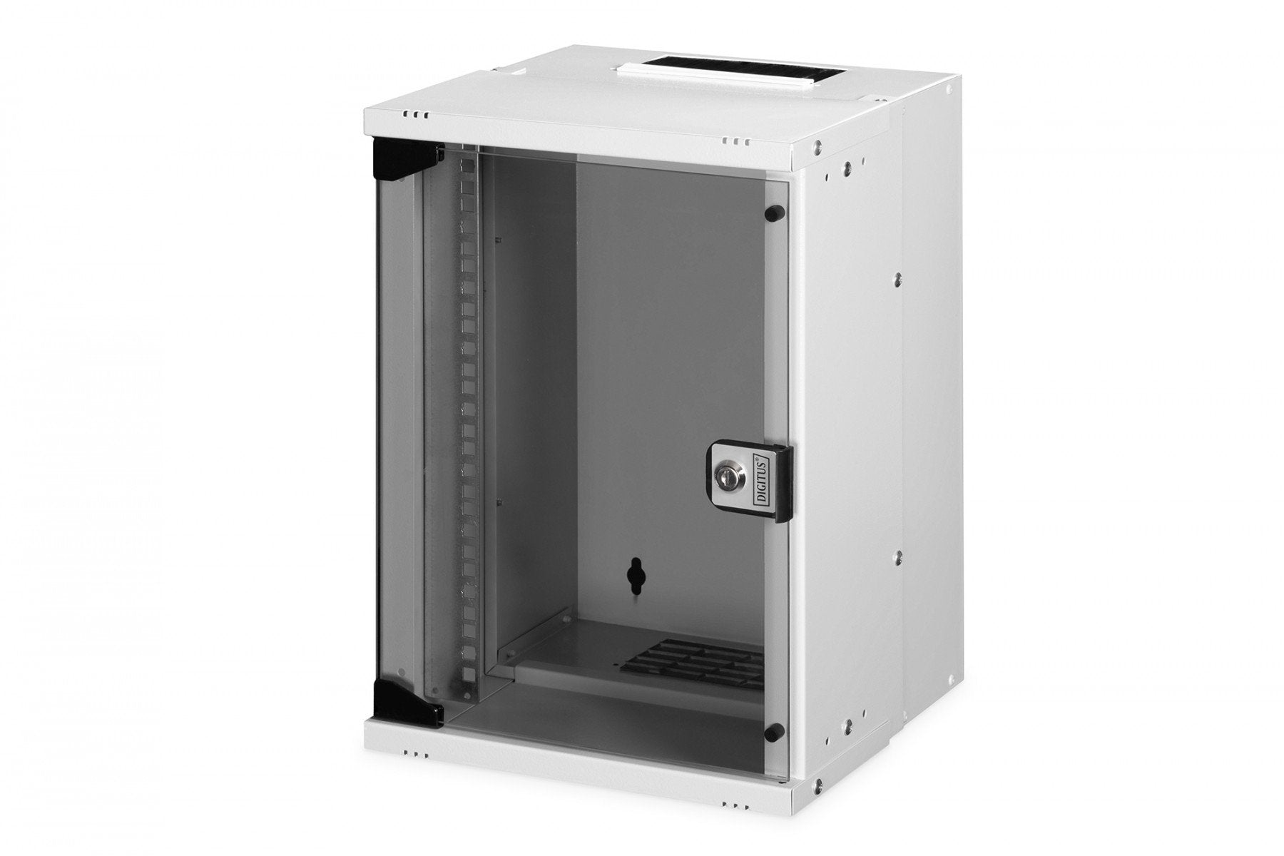 "Armoire réseau murale 10"" 9U, SOHO PRO 460 x 315 x 300 mm, porte en verre, gris, non assemblée, 30 kg"