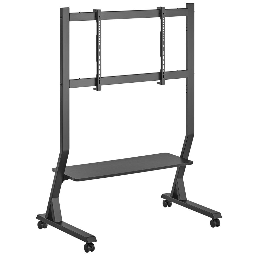 Techly ICA-TR325 Support TV mobile 45-90” jusqu'a 60kg étagere AV réglable