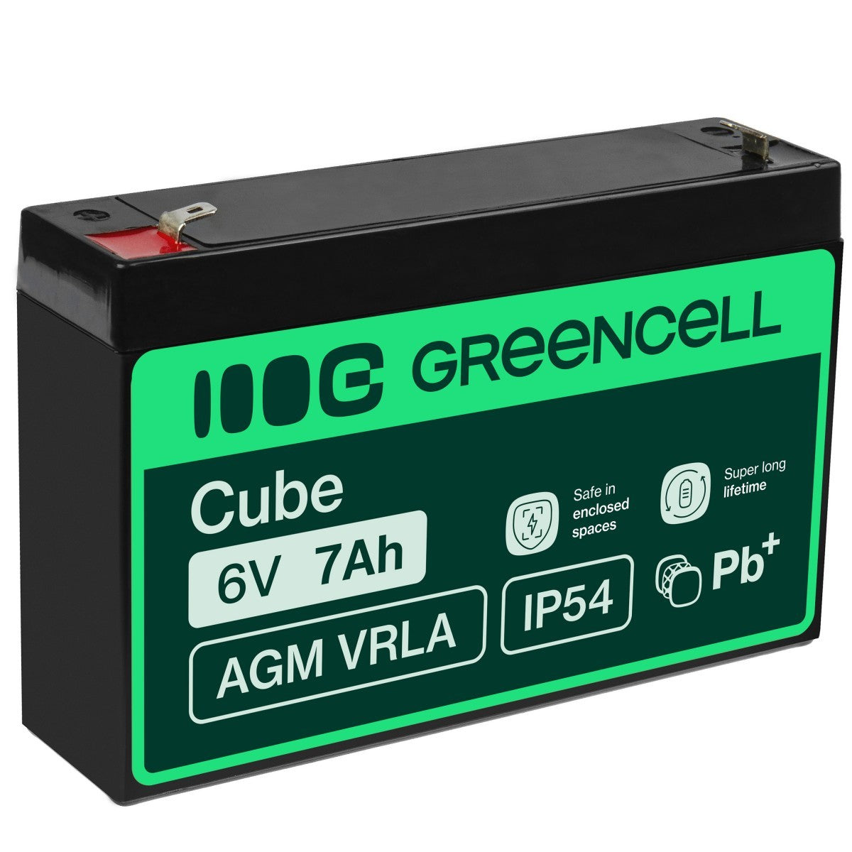 Green Cell Battery AGM 6V 7AH