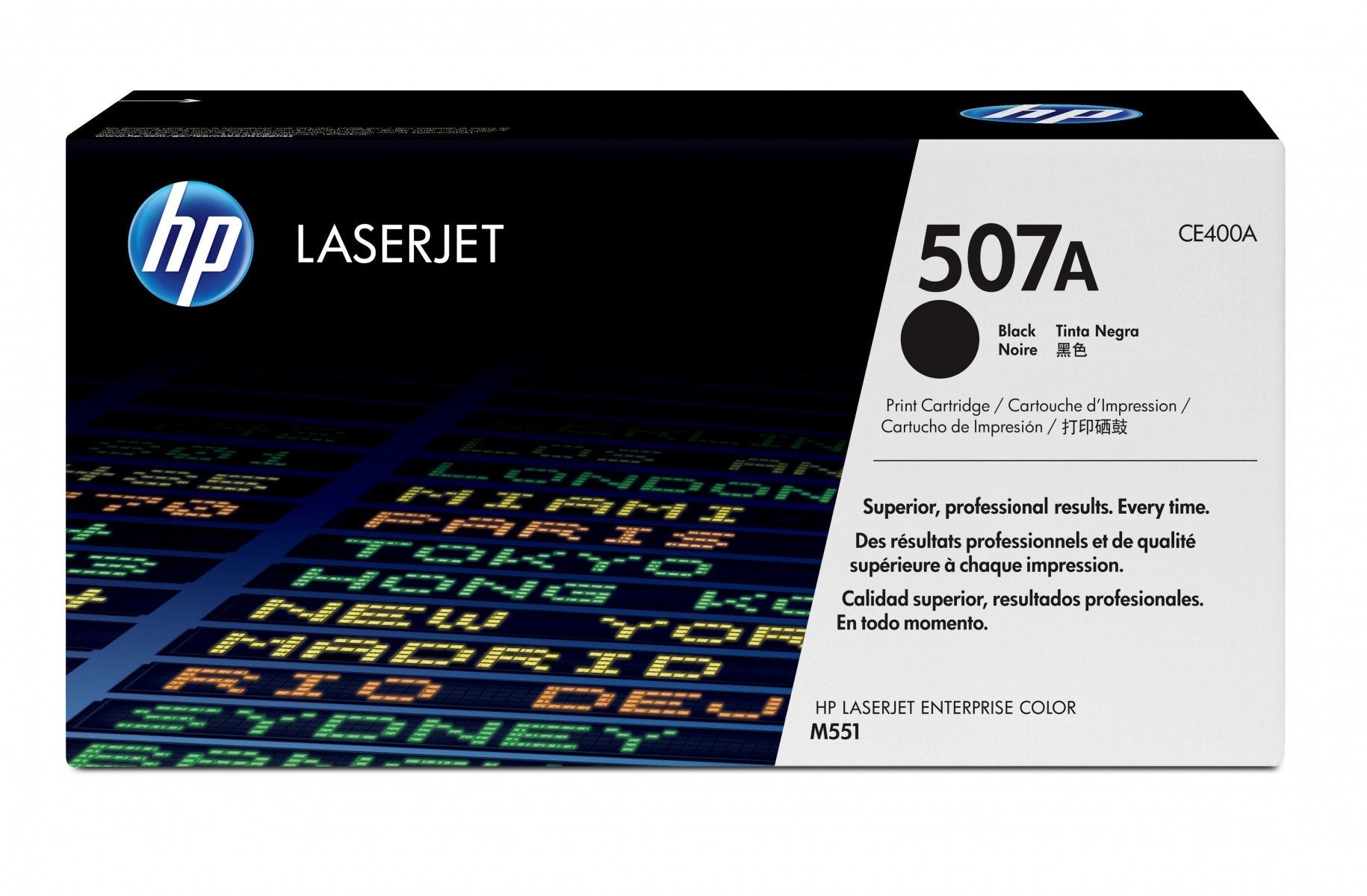 HP 507A original original Toner cartridge CE400A black standard capacity 5.500 pages 1-pack