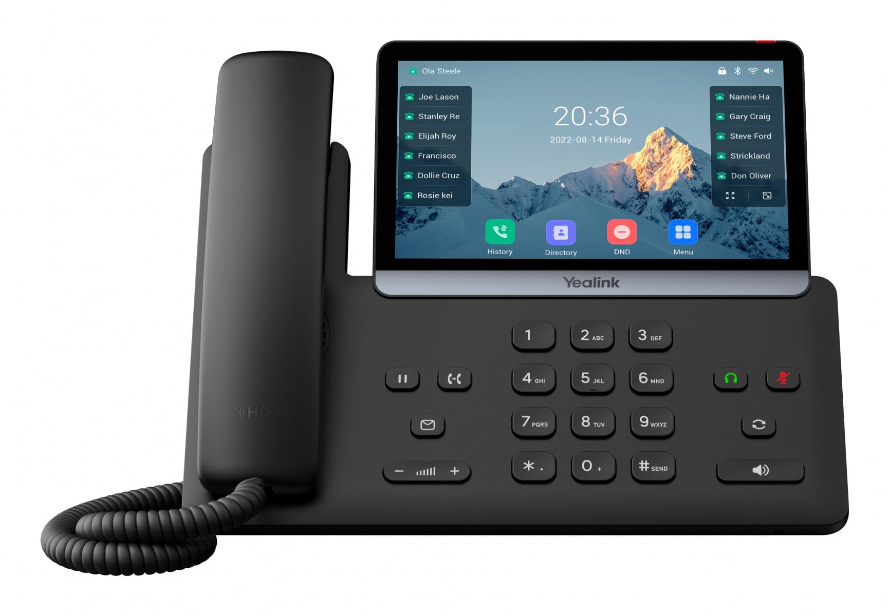 Téléphone IP SIP Yealink T77U (Wi-Fi)