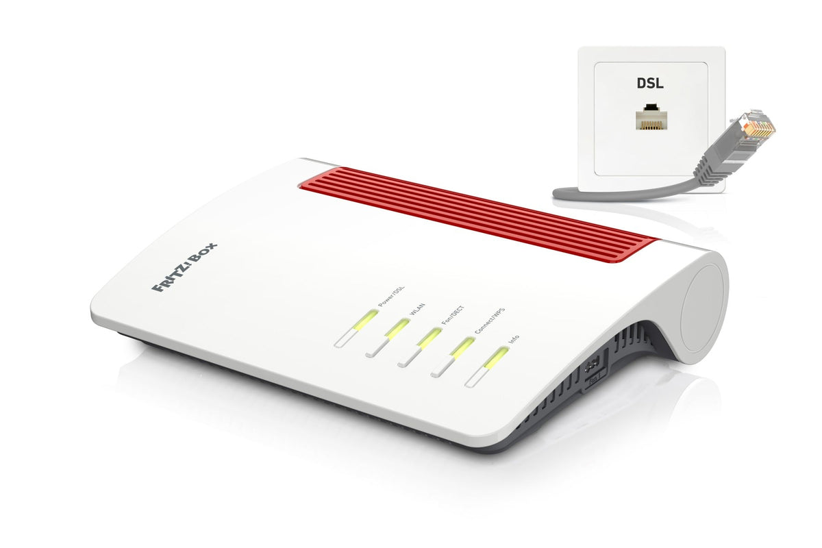 Box FRITZ! 7690 routeur sans fil 2.5 Gigabit Ethernet Bi-bande (2,4 GHz / 5 GHz) Blanc