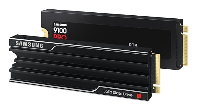 Samsung 9100 PRO 8TB with Heatsink