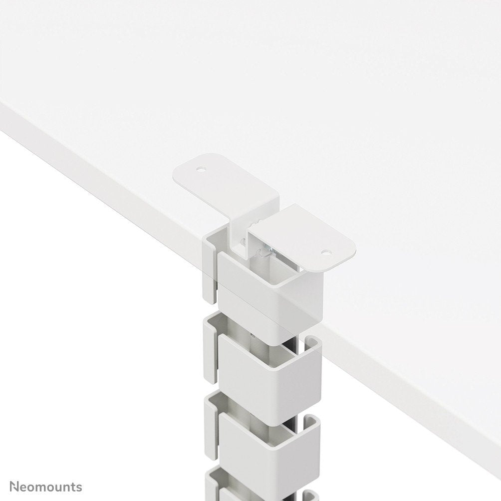 NEOMOUNTS Cable Spine Organizer for sit/stand desk frames screw mounted white