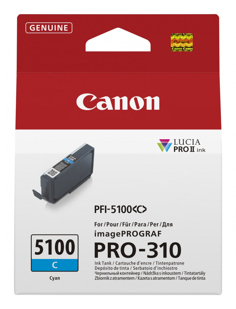 CANON PFI-5100 SERIES Cyan ink tank