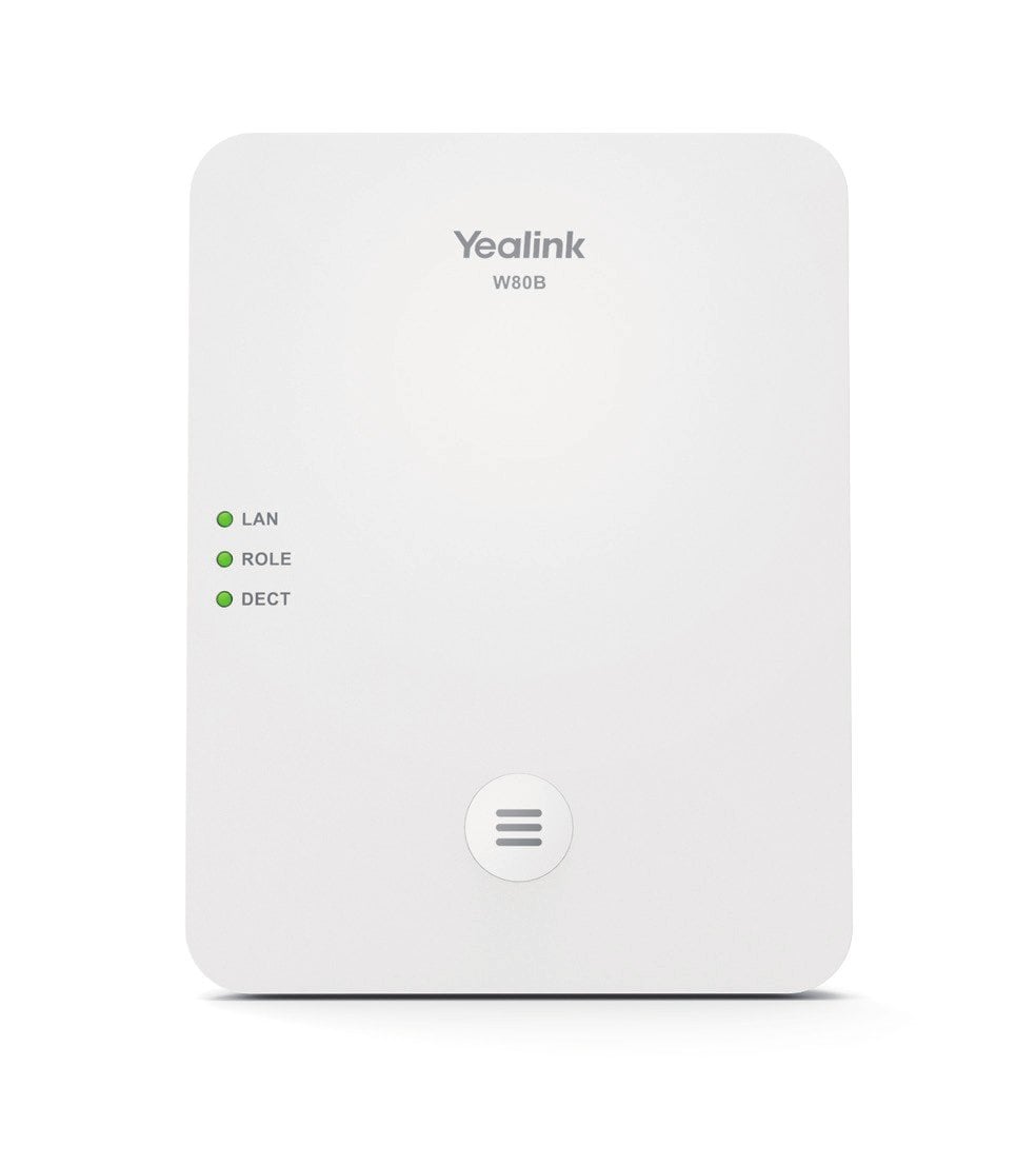 Yealink 1302012 W80B Dispositif de Communication Sans Fil Portée 300m Blanc