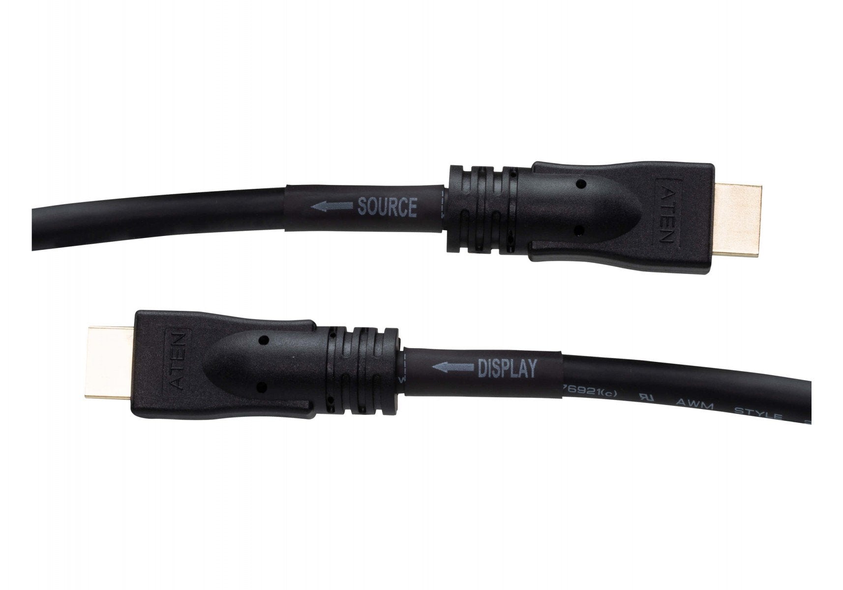 ATEN Câble HDMI haute vitesse 20 m avec Ethernet - 20 m - HDMI Type A (Standard) - HDMI Type A (Standard) - 4096 x 2160 pixels - Compatibilité 3D - Noir