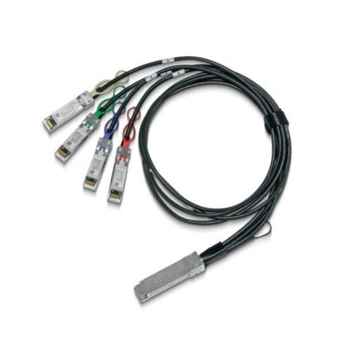 Nvidia 980-9I48B-00C002 câble InfiniBand et a fibres optiques QSFP28 4xSFP28 Noir