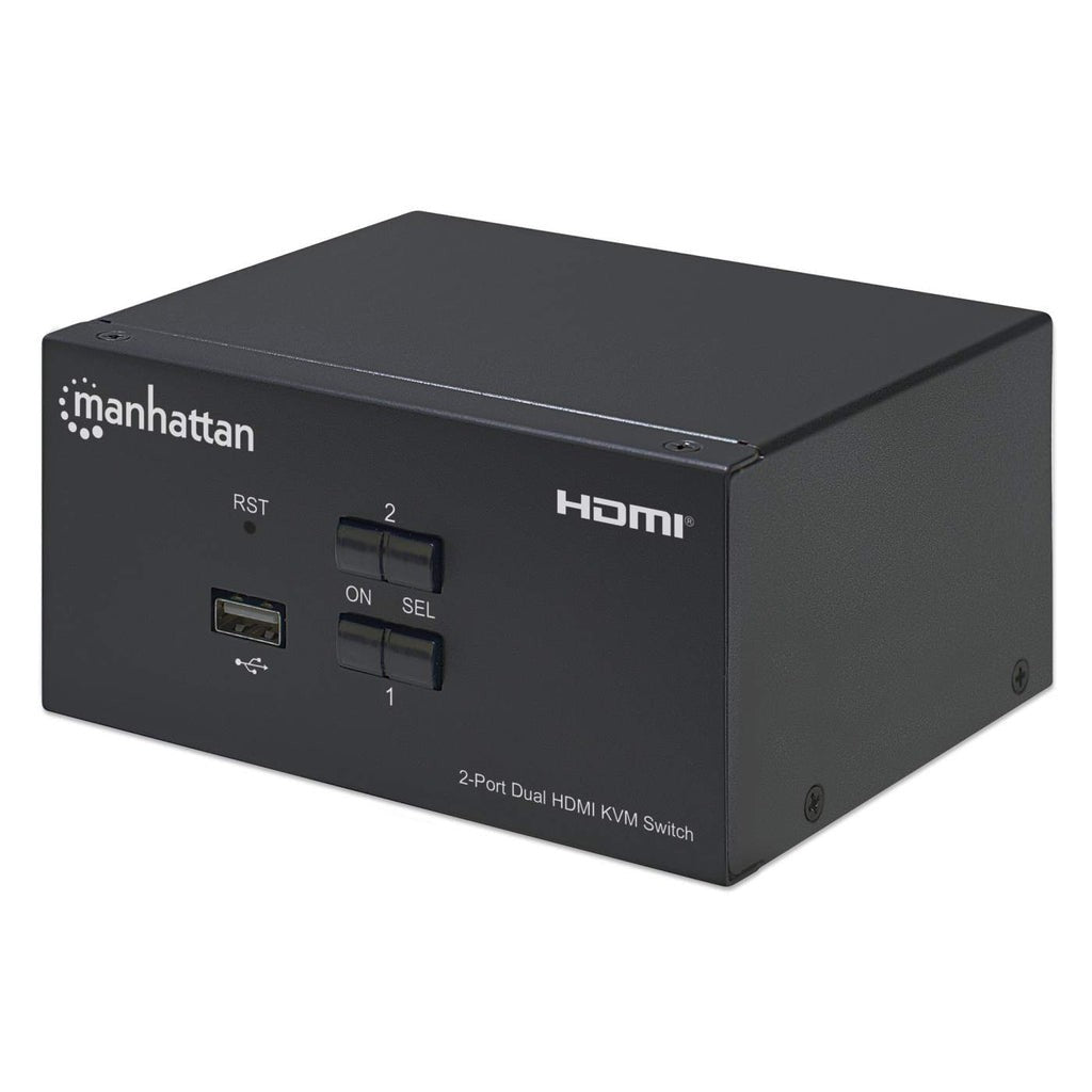 Manhattan 153522 Commutateur KVM 2/1 USB HDMI 4K