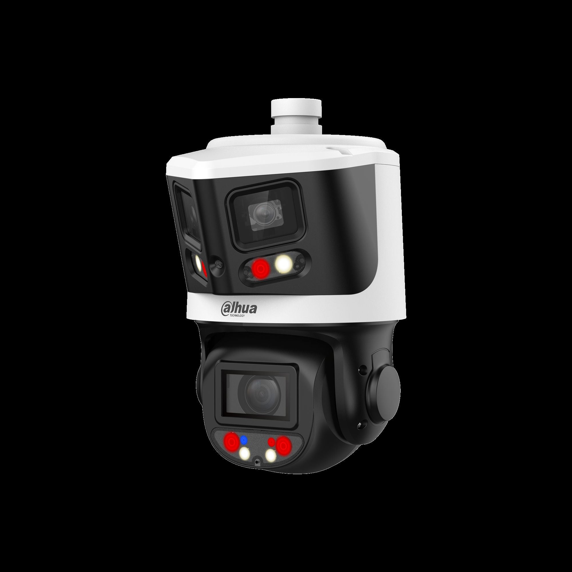 Dahua SDT3E410-8P-MB-A-PV1 Caméra panoramique et PTZ 8MP+4MP 10x Starlight TiOC, réseau
