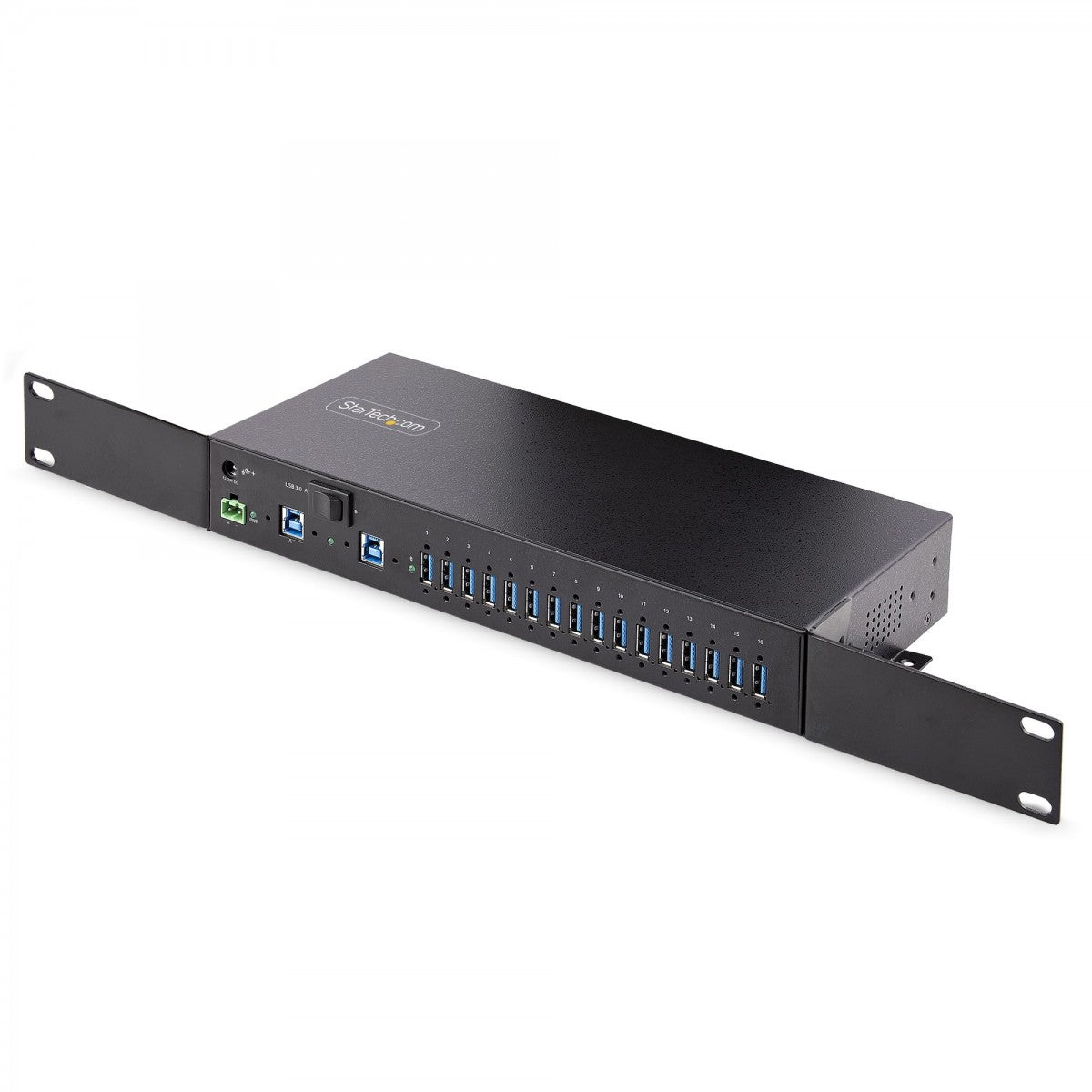 16-Port Industrial USB 3.0 Hub/Switch