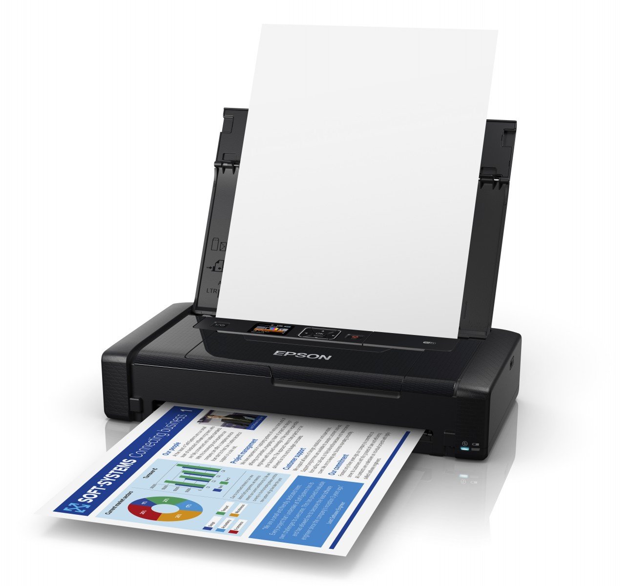 EPSON WorkForce WF-110W Printer colour ink-jet A4 5760x1440dpi 7ppm mono/4ppm colour capacity 20 sheets USB 2.0 Wi-Fi