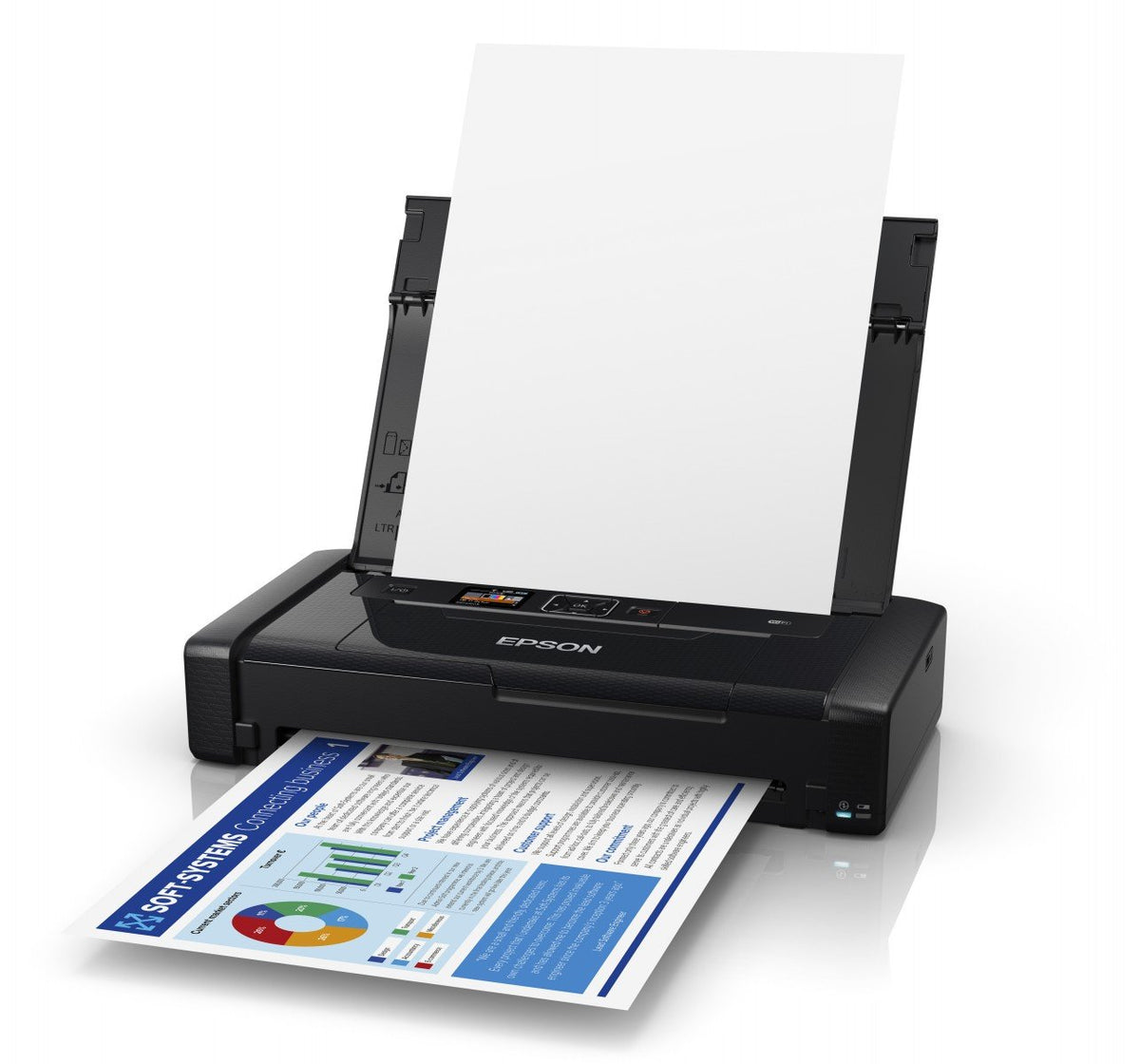 EPSON WorkForce WF-110W Printer colour ink-jet A4 5760x1440dpi 7ppm mono/4ppm colour capacity 20 sheets USB 2.0 Wi-Fi